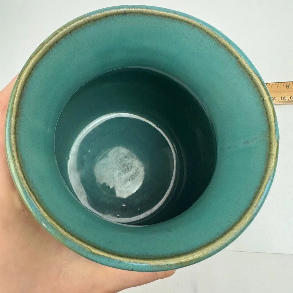 Vintage Hull Art Pottery Vase Planter Pot Abstract Colorful Blue Red Pink‎ Green